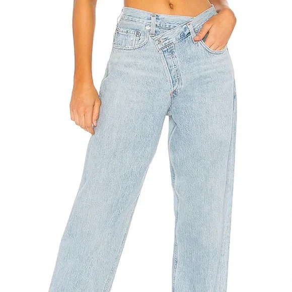Agolde Los Ángeles criss cross denim - 25 - Picture 5 of 15